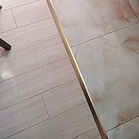 Vista 3 de Tira de transición de piso de puerta a madera, rampas de entrada para escalones de escaleras del hogar, reductor de umbrales de aluminio de 1.4 in