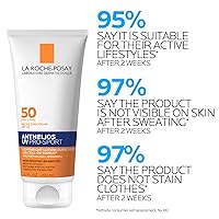 Vista 6 de La Roche-Posay Anthelios UV Pro-Sport SPF 50 Sunscreen for Face & Body, Water & Sweat Resistant with Non-Drip Formula, Invisible Broad Spectrum