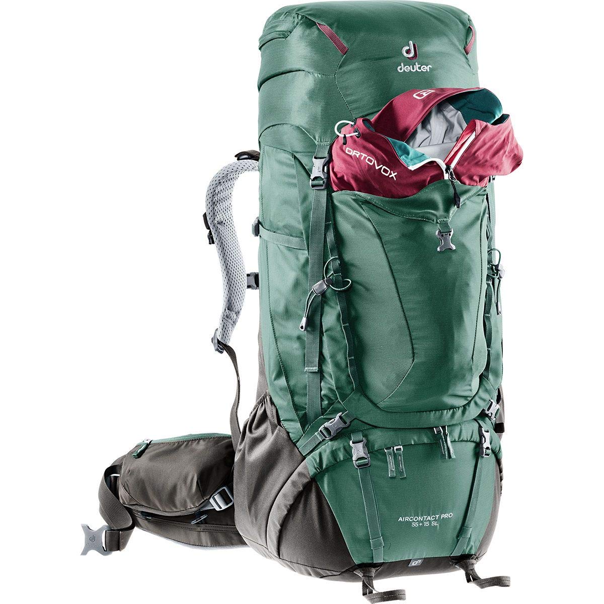 Deuter Aircontact Pro 55+15 SL 2020 Model Women's Trekking Backpack Sports & Outdoors