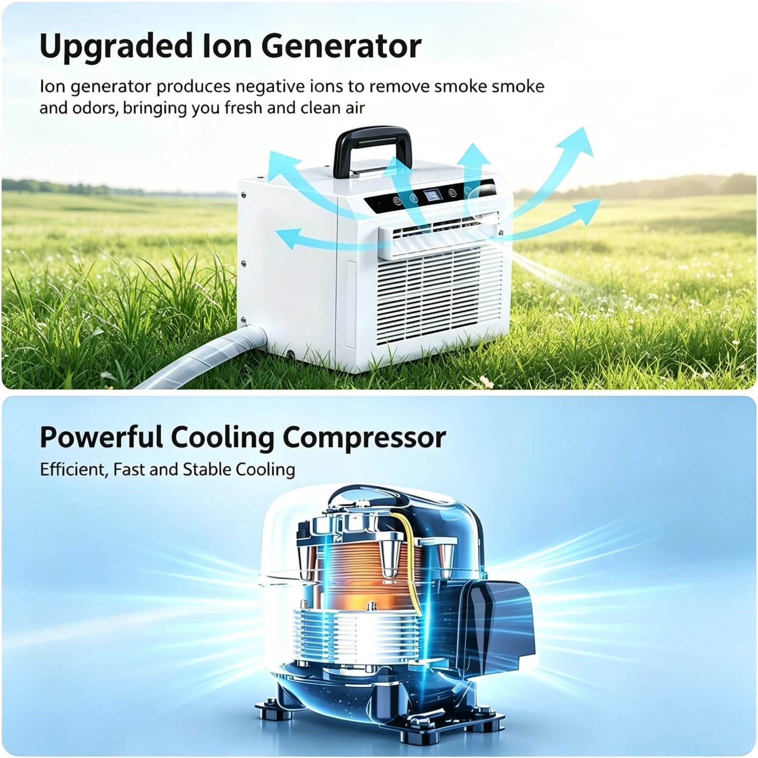 Condizionatore Mini-Split da 3000 BTU Condizionatore senza condotti