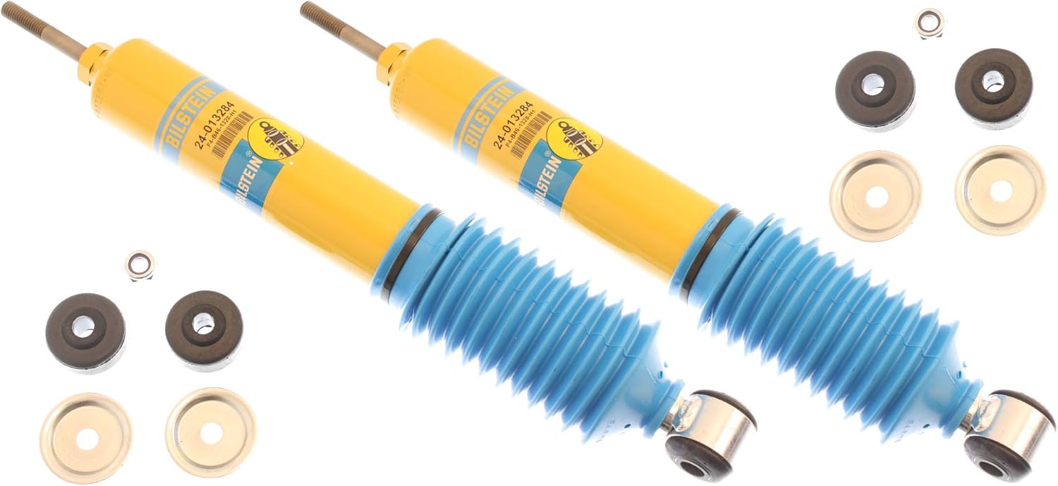 NEW BILSTEIN FRONT & REAR SHOCKS FOR 80-98 FORD 2WD F SERIES, 46MM GAS PRESSURE SHOCK ABSORBERS, F-150 AND F-250 & F-350 WITH SINGLE REAR WHEEL, CUSTOM EDDIE BAUER XL XLS XLT LARIAT RANGER