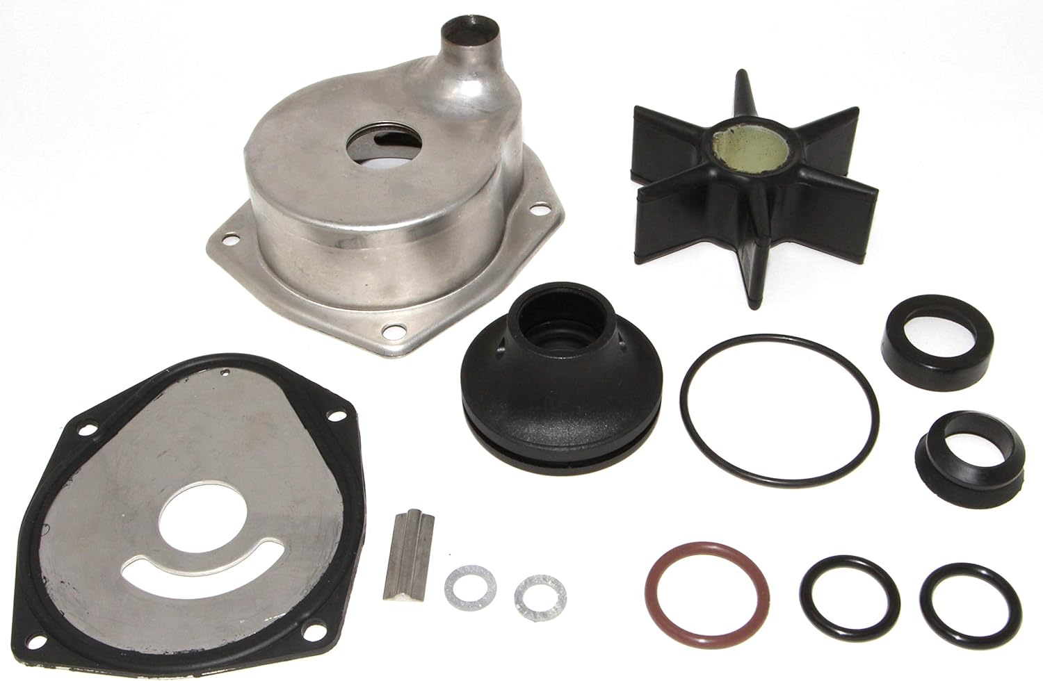 SEI MARINE PRODUCTS-Compatible with Mercury Mariner Water Pump Kit (817275A5-817275A6) 200 225 HP 3.0 W/Housing
