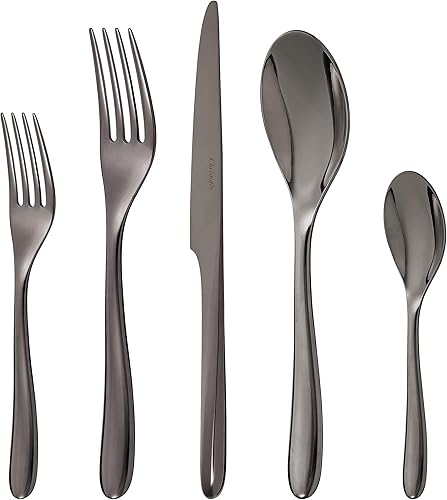 Christofle L'ame Black Stainless Steel 20-Piece Service for 4 Flatware Set #2327187