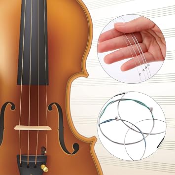 4Pcs Violin Strings with Nickel Plated Ball Head for Violin Instruments