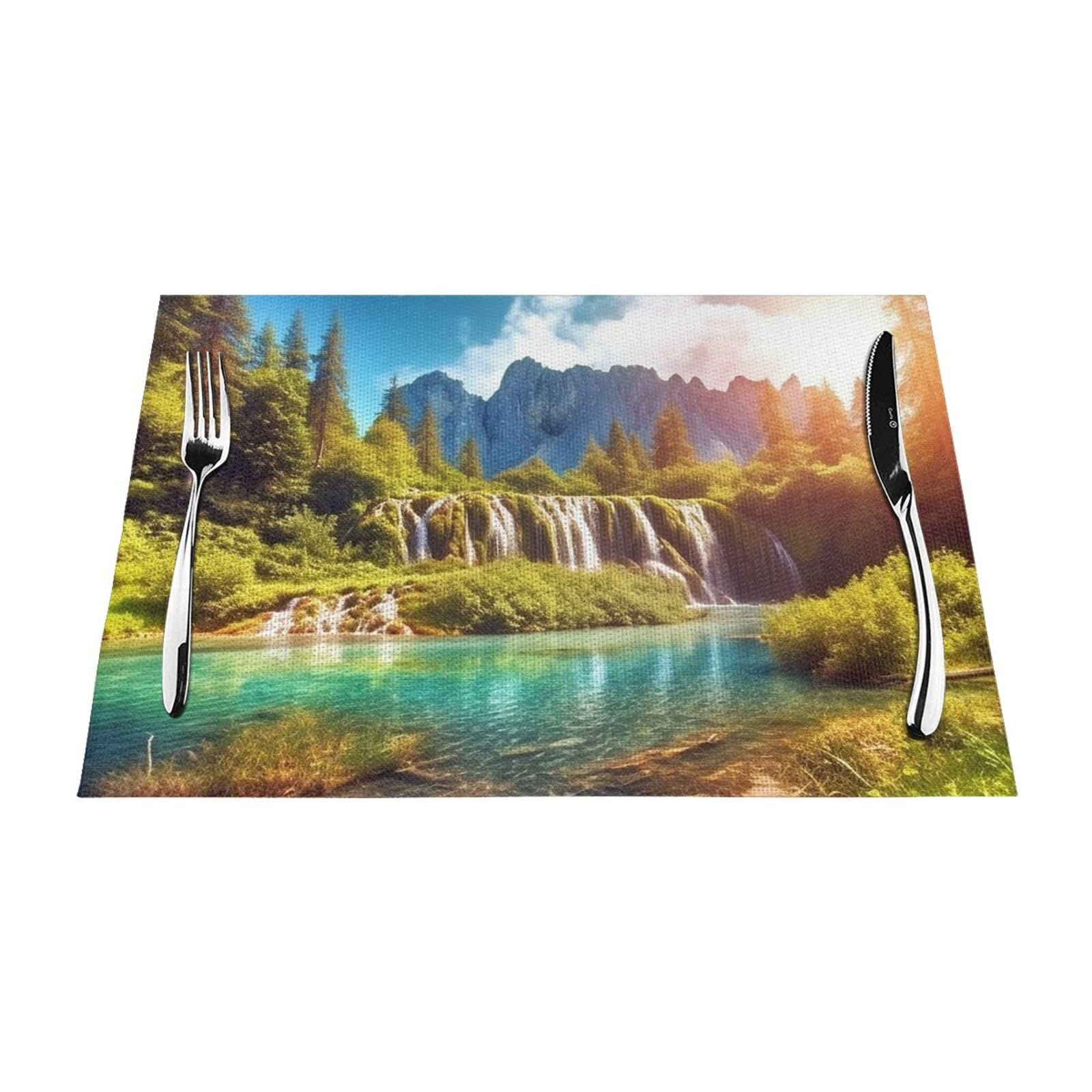 Sets de table anti-tache et anti-chaleur pour stopper les rayures sur la table