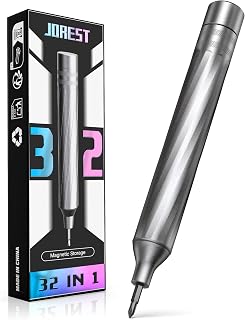 JOREST 32 in 1 Small Precision Screwdriver Set, Tool Gifts for Men Dad Him, Portable Multibit Screwdriver Repair Tool, EDC Pen Screwdriver for Glasses, Watches, MacBook, Laptop, PS5, Xbox, Electronics