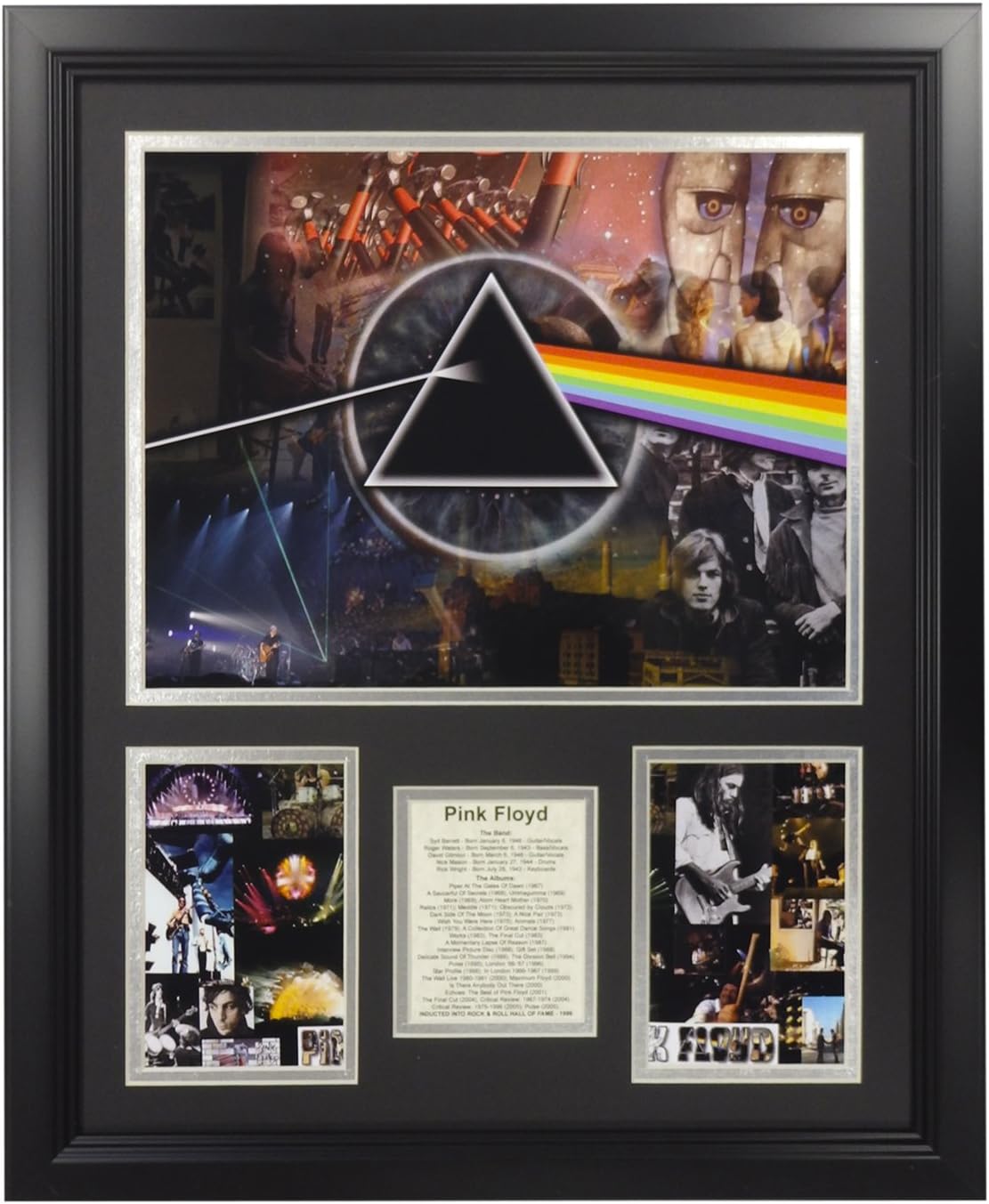 Legends Never Die Pink Floyd Mosaic Framed Photo Collage, 16" x 20"