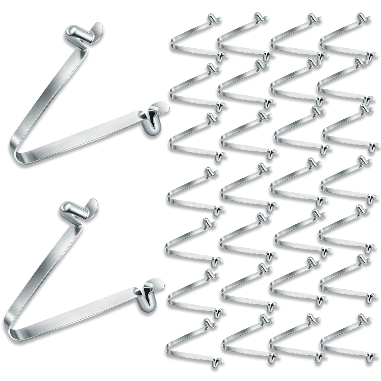 Photo 1 of 30 Pcs Scaffolding Pins,Coupling Locking Pins Galvanized Steel Scaffold Spring Retainers Locking Accessories Equipment for Professional Project or DIY Home Project