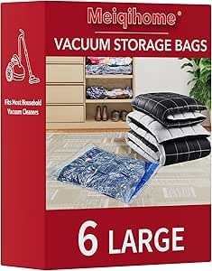Vacuum Storage Bags 6 Large, S...