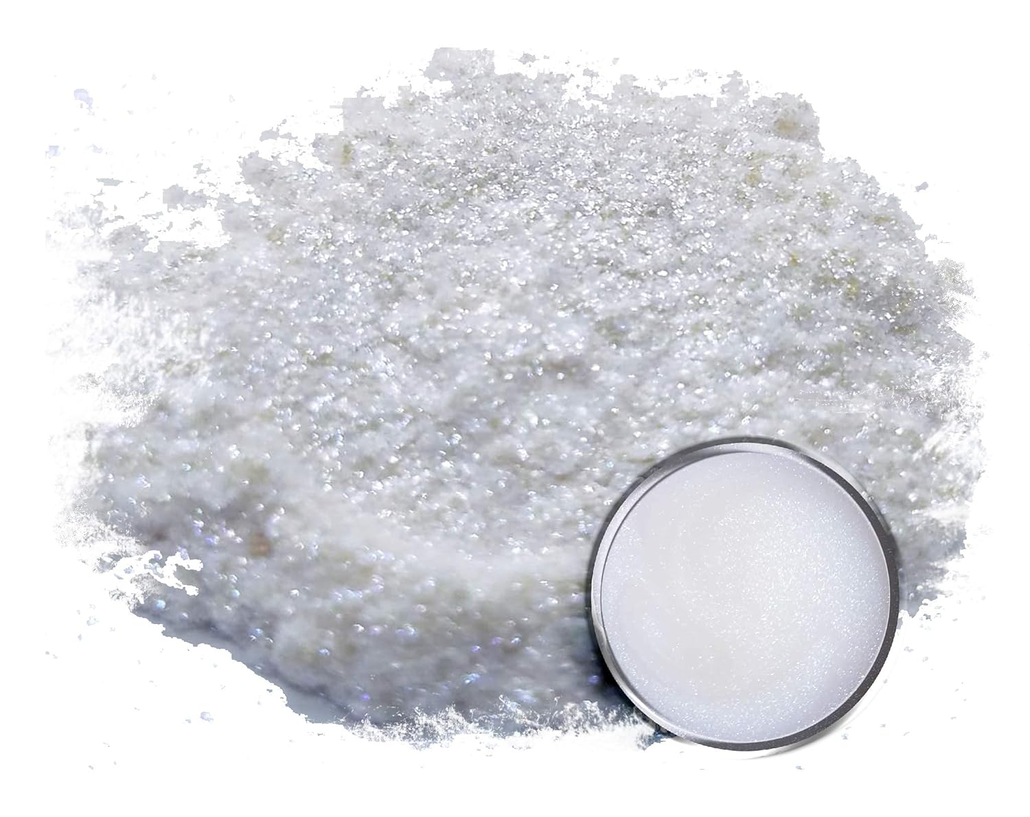 Eye Candy Pigments Premium Ghost Mica Powder - Glimmer Ghost Blue (50gr) - for Epoxy, Resin, Soap, Paint, Woodworking, Acrylic Pouring, Bath Bombs, Fishing Lures - DIY Arts and Crafts Additive - Image 2