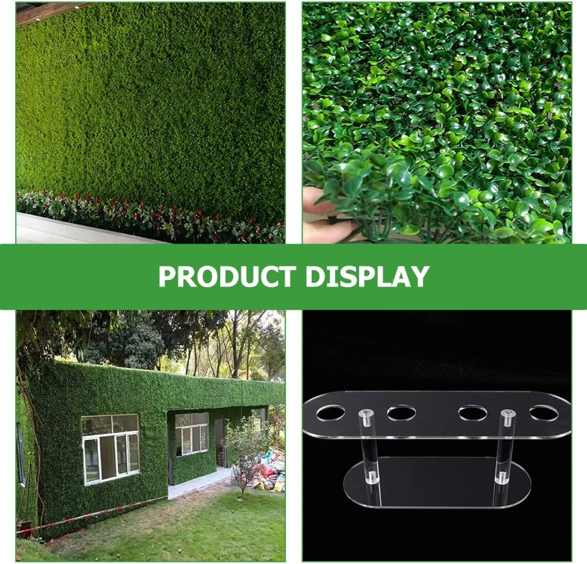 ORFOFE Artificial Grass Wall Fake Grass for Patio and Balcony Decor for Landscaping and Crafts Turf for Garden and Outdoor Use