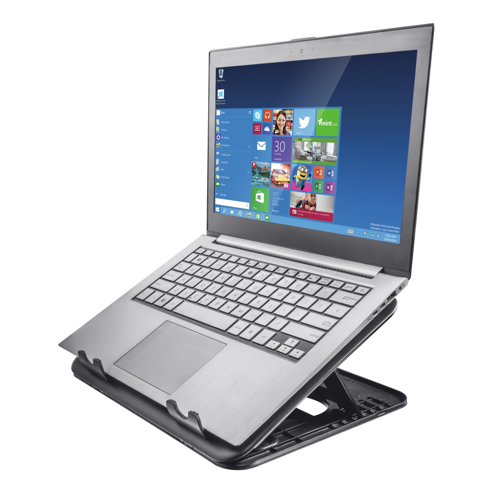 Trust Cyclone Supporto per Laptop 2 Ventole di Raffreddamento