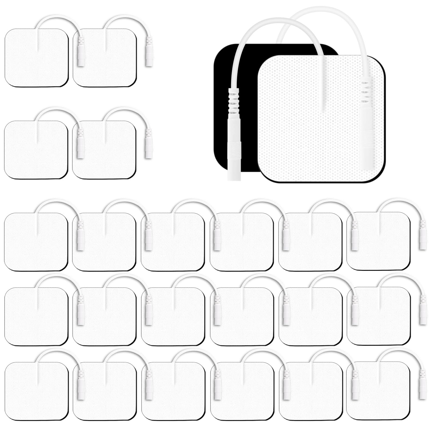 QIHANGTOPS 22 PCS 2X 2” Tens Unit Electrode Pads Compatible - occupational and physical therapy aids | Mubboo