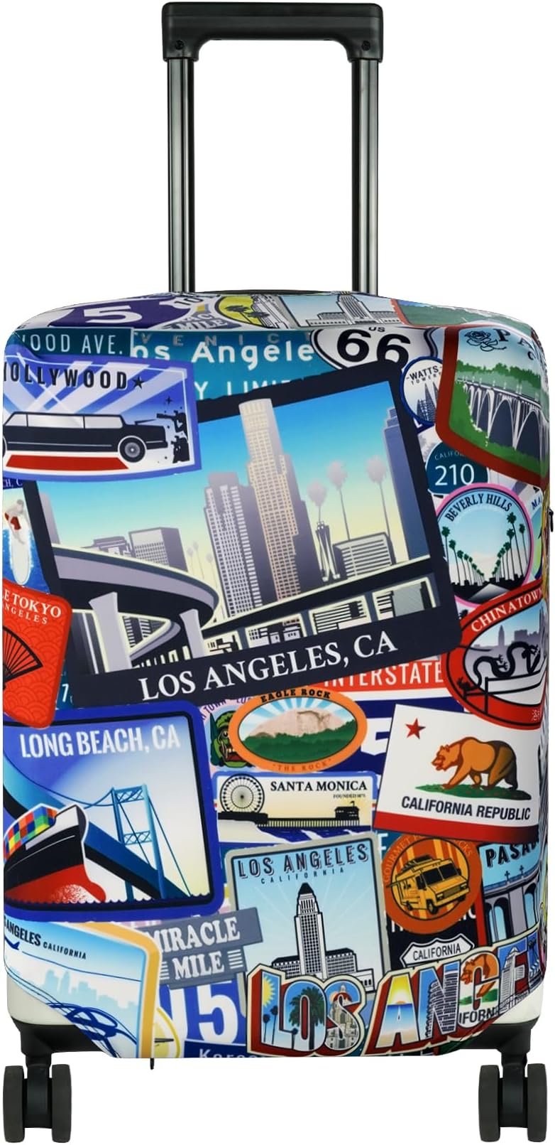 HYPER VENTURE Luggage Cover Suitcase Protetor, Travel Location, L