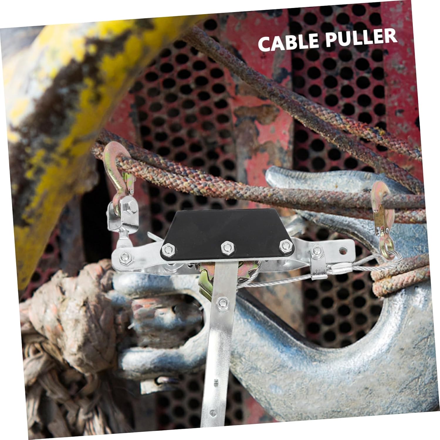 Cable Puller Tool Capacity Wire Pulling Grip for Cargo Tightening and Cable Tensioning Heavy Duty Wire Rope Tightener for Versatile Use