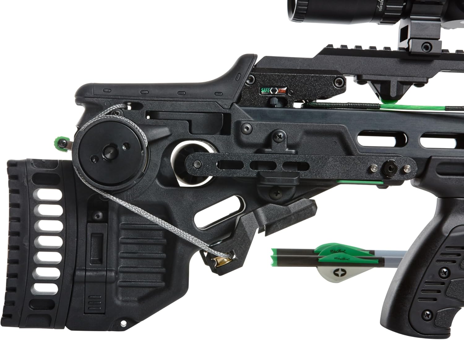 Sinister 430 430 FPS Compound Crossbow - 9 Inch Cocked with Silent Cocking System and 1.5-5x32 Scope