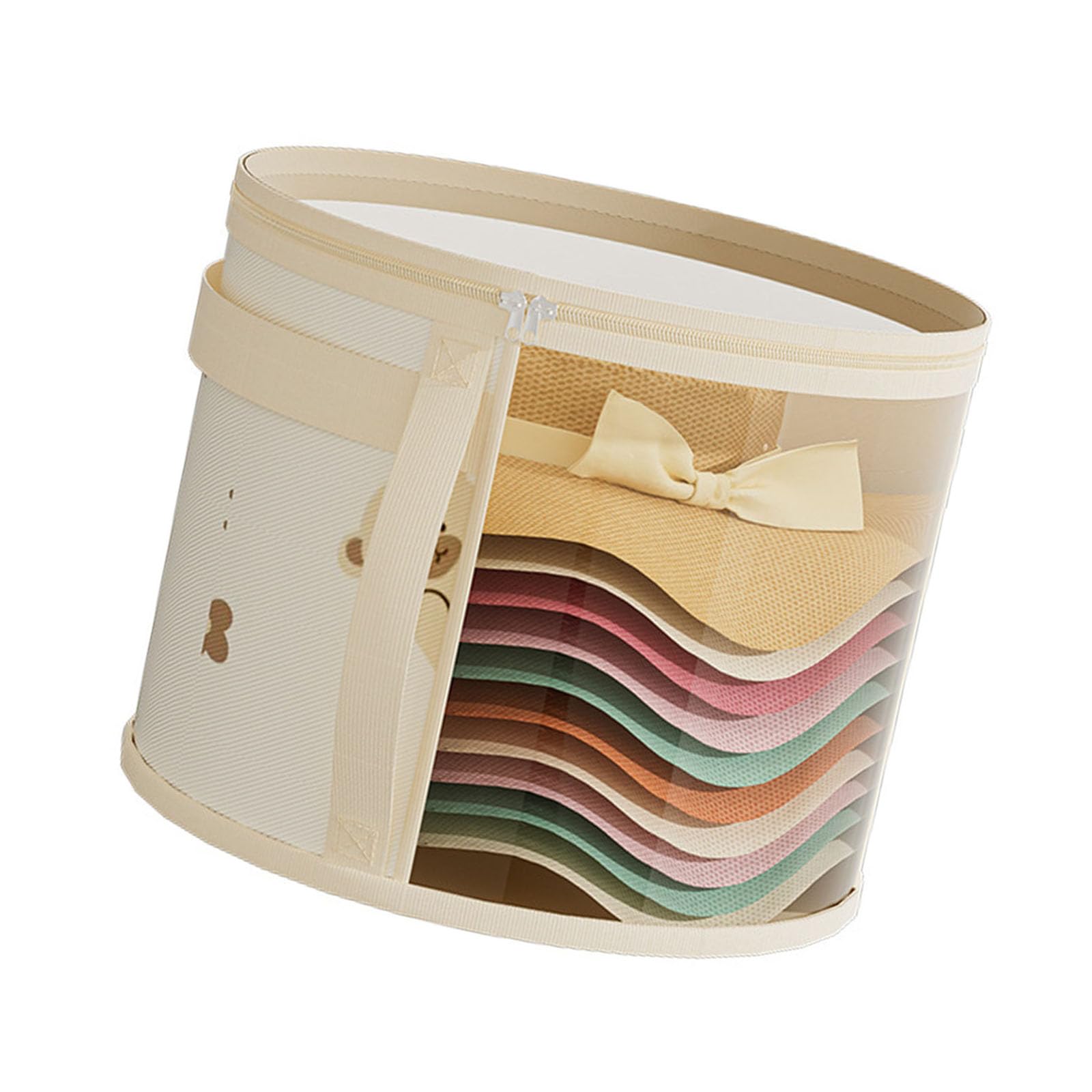 GTYLF Space Saving Foldable Hat Storage Container Accessory for Baseball Caps Wide Brims Hats Travel Home Closet Organization Oversized Hat Storage Container