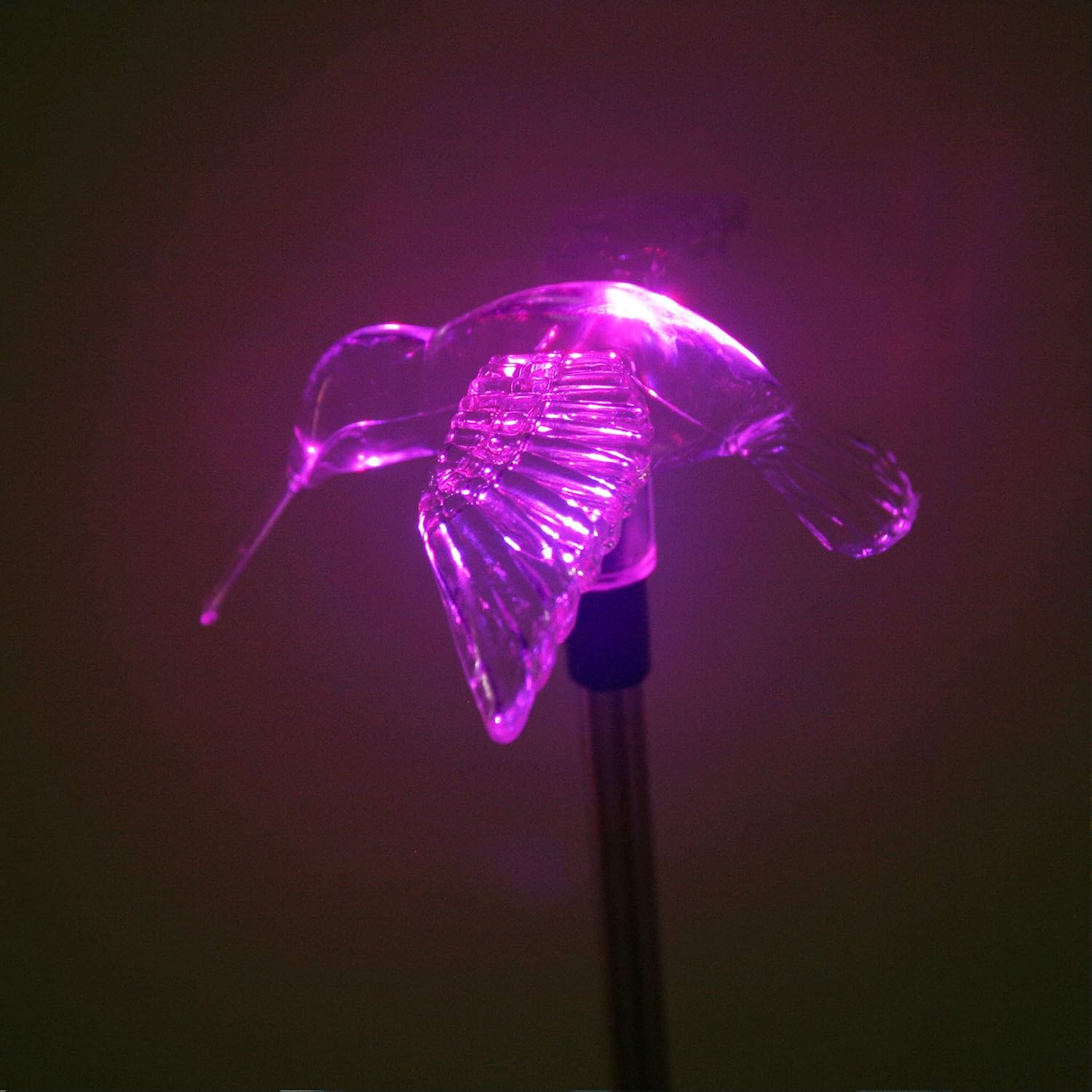 Solar Powered Outdoor Garden LED Light Color Charging Figurine Stake Landscape Light Waterproof Hummingbird Lawn Lamp for Sidewalk Terrace Pathway Walkway Driveway Yard & Lawn Decorations - Image 6