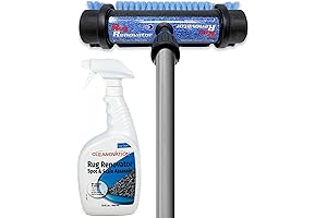 Rug Renovator Floor Scrub Brush with Long Handle