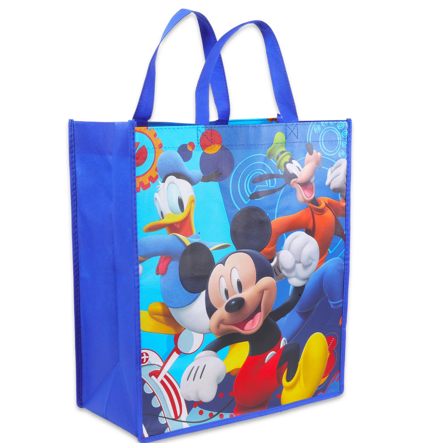 Disney Mickey Tote Bags Bundle - 2 Pack Mickey Reusable Tote Party Bags Mickey Bags for Women Kids (Mickey Tote Bag Set)