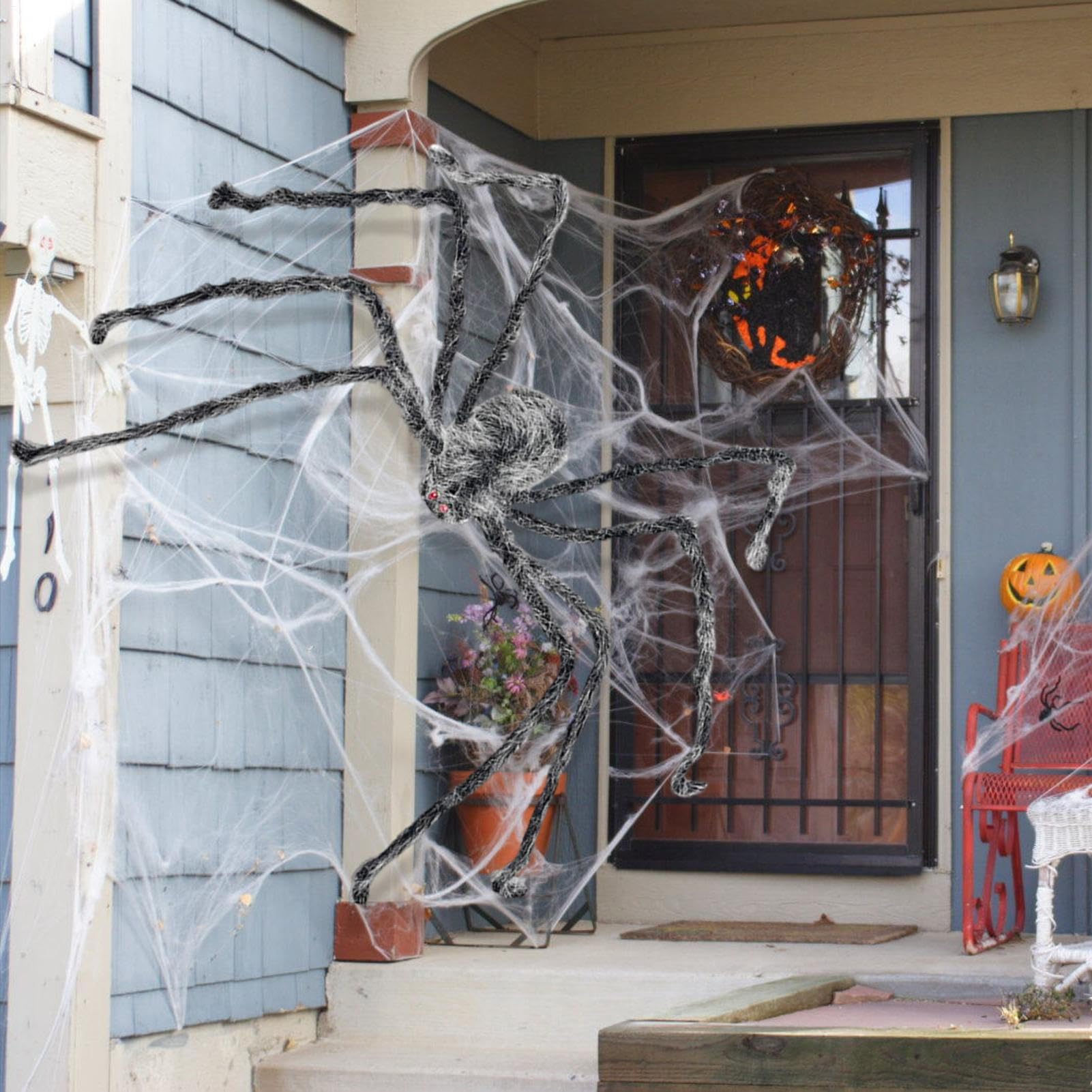 Pająk Na Halloween Straszne Dekoracje Halloweenowe