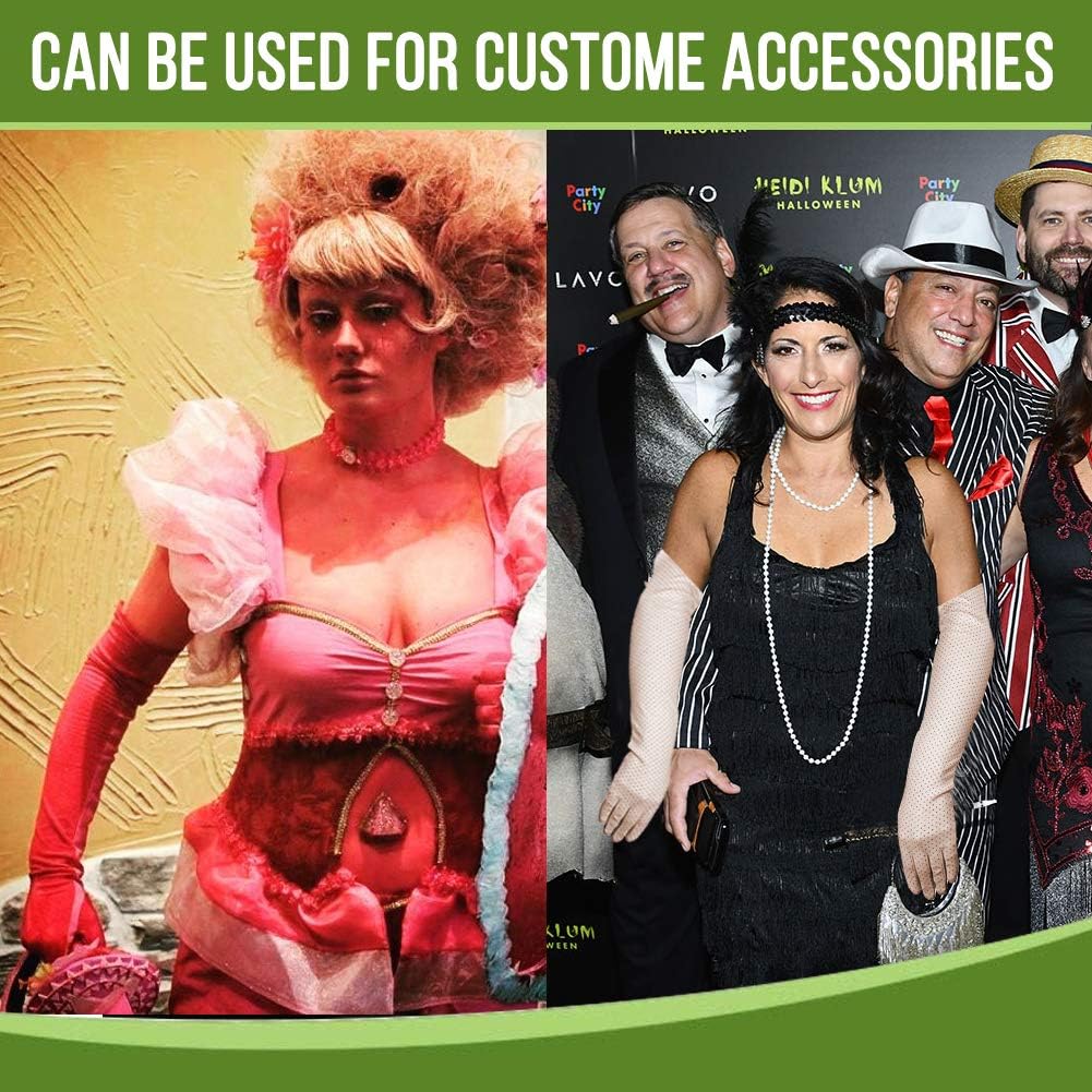 UV Sun Protection Driving Gloves Women with Breathable Cotton Material and 21.6" Long for Outdoor Sports Summer Activity Evening Party - Khaki : Clothing, Shoes & Jewelry