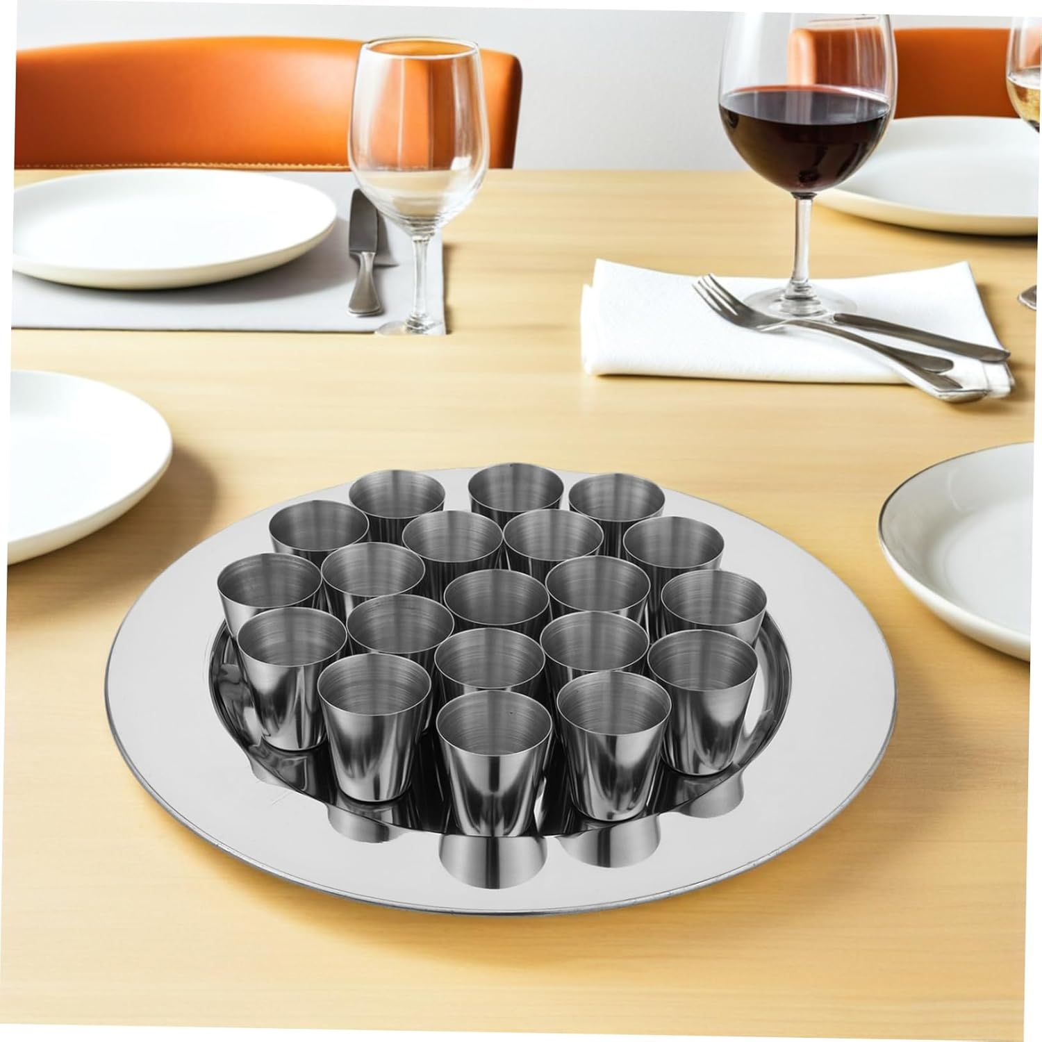 Stainless Steel Communion Cups Chalice Church Supplies Metal Ritual Chalice for Worship Church