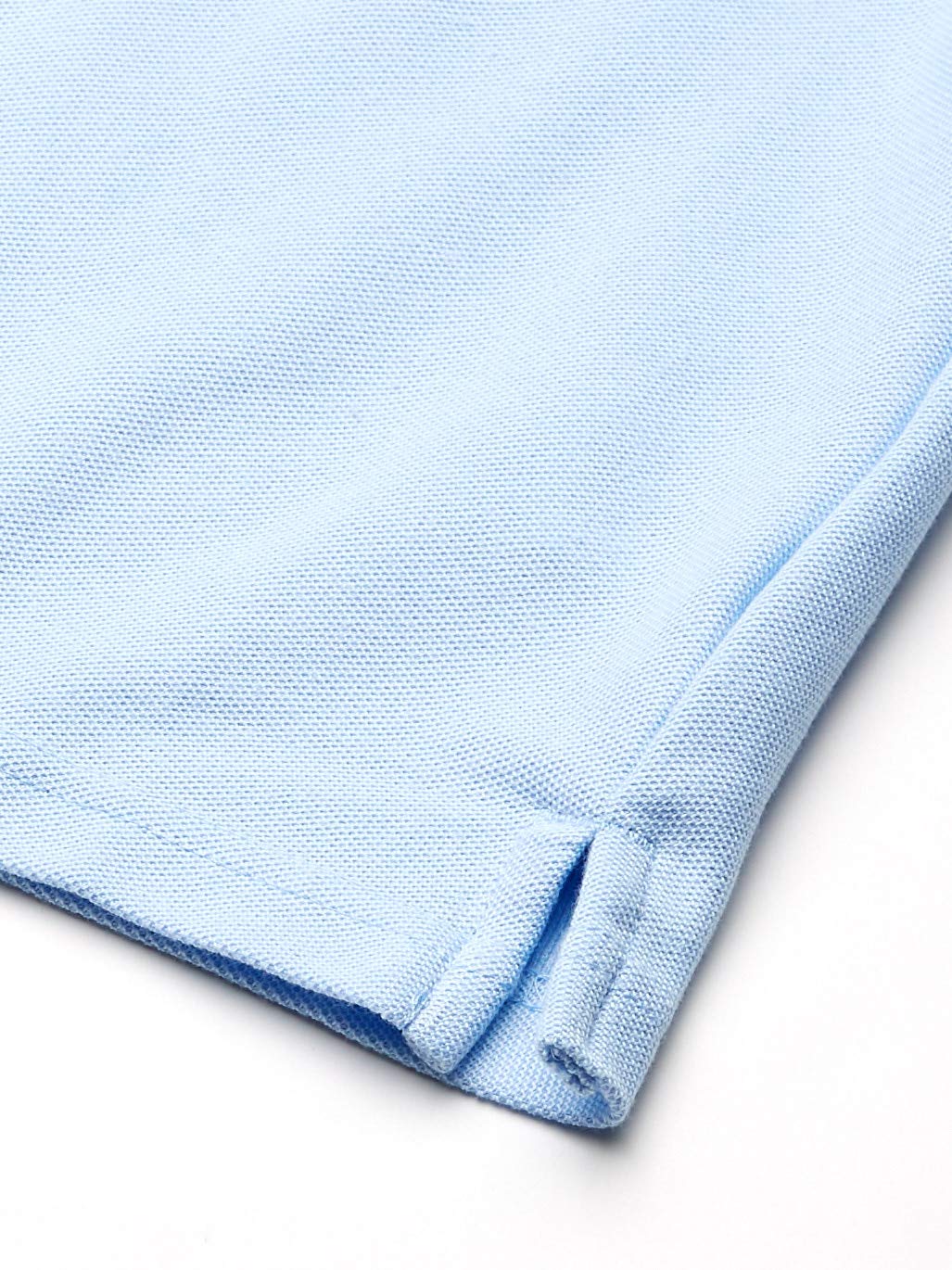 Nautica School Uniform Short Sleeve Polo Shirt, Button Closure, Comfortable & Soft Pique Fabric Polo Garçon