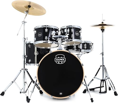 Mapex Set completo de batería Venus Fusion de 5 piezas - Black Galaxy Sparkle