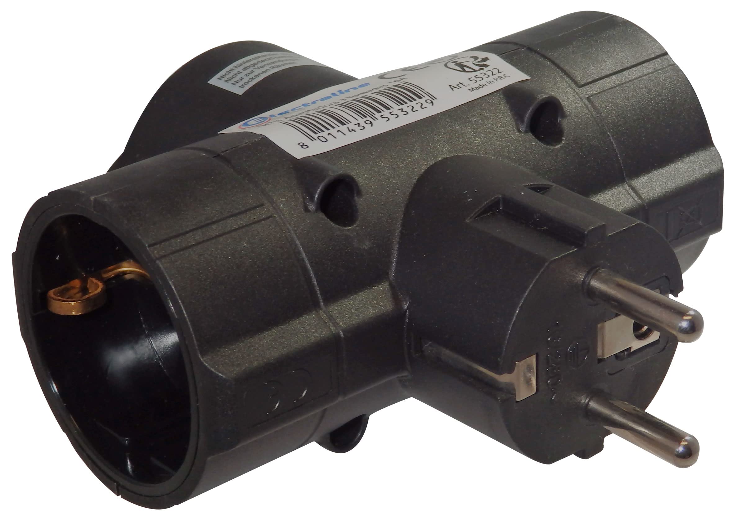 481124-B Multiprise 2 Prises Bivalentes Pour Grandes Prises Italiennes 481124-B Multiprise 2 Prises Bivalentes Pour Grandes Prises Italiennes