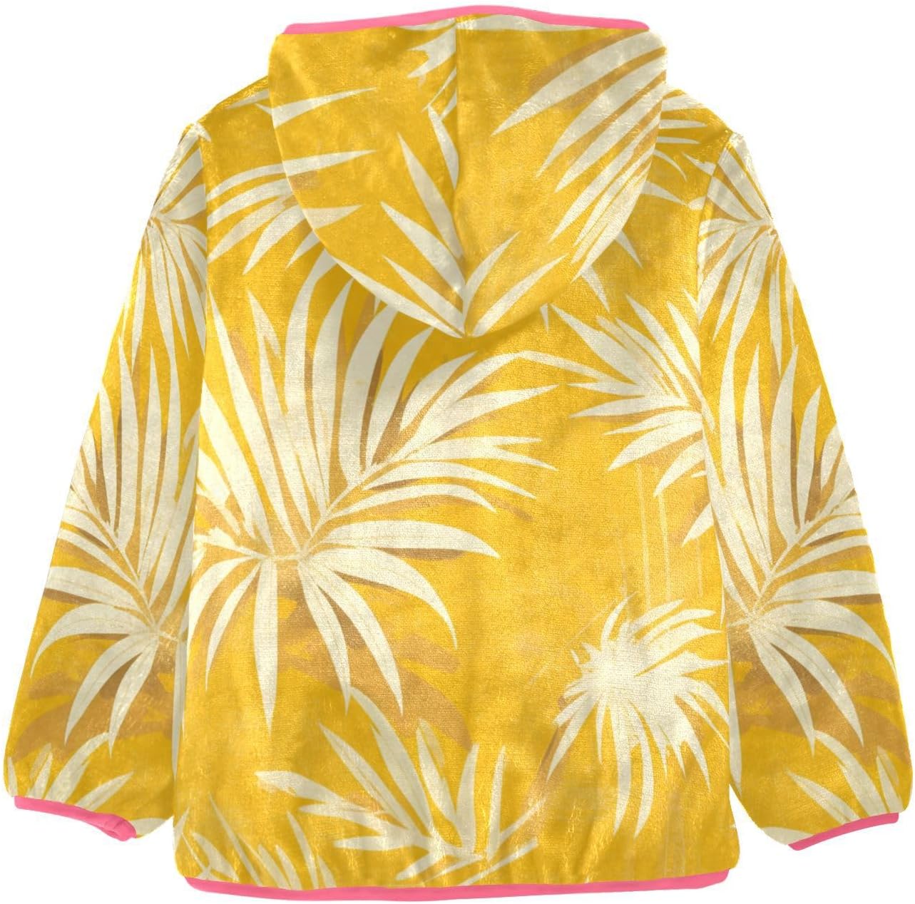 GuoChe Penguin Wheat Girls Sherpa Jacket With Hood