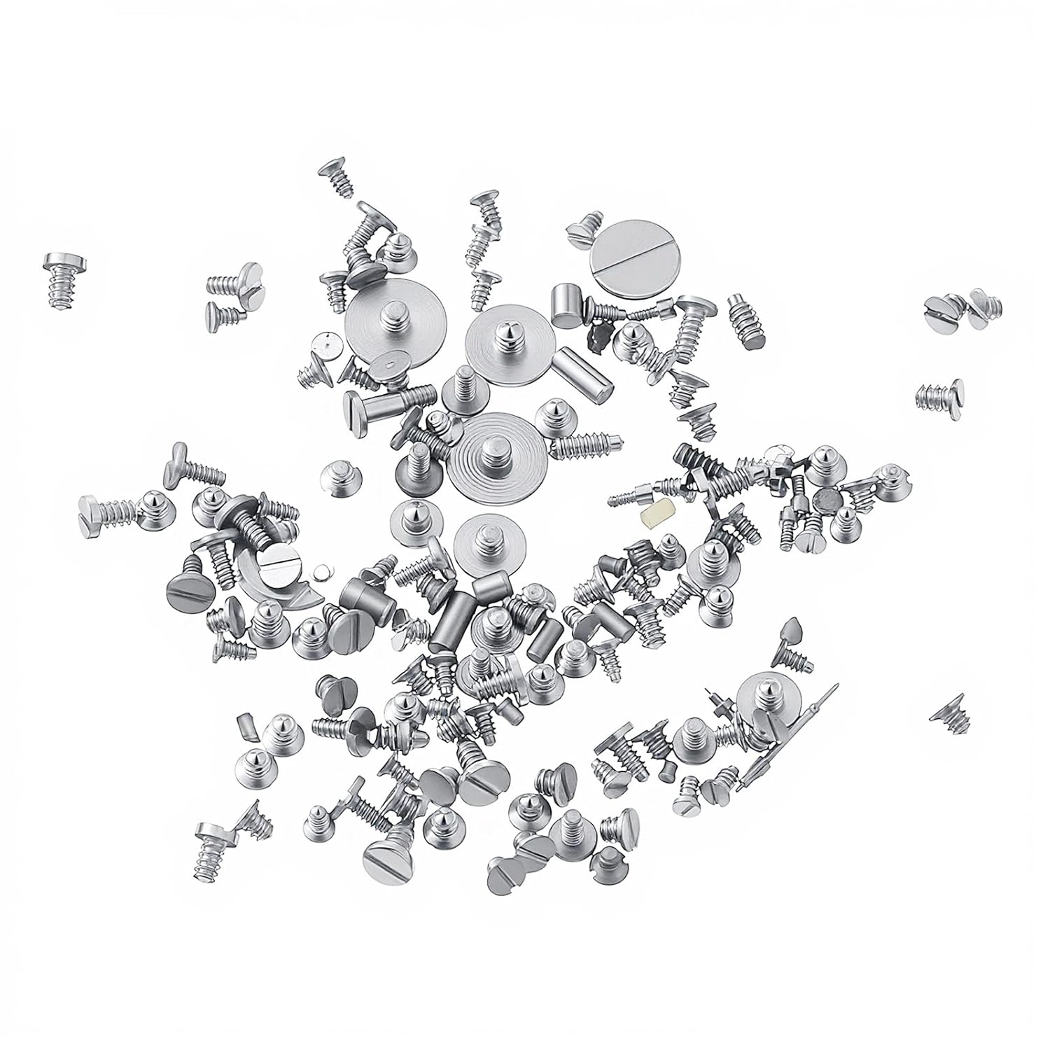Amazon.com: LXUEJIE Watch Screws, 100 Pcs Silver Replacement Watches ...