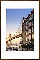 Vista 14 de Frametory, marco de fotos de aluminio de 16x20 - Marco negro de 16 x 20 con alfombrilla extraíble para foto de 11 x 14 - Marco de metal duradero