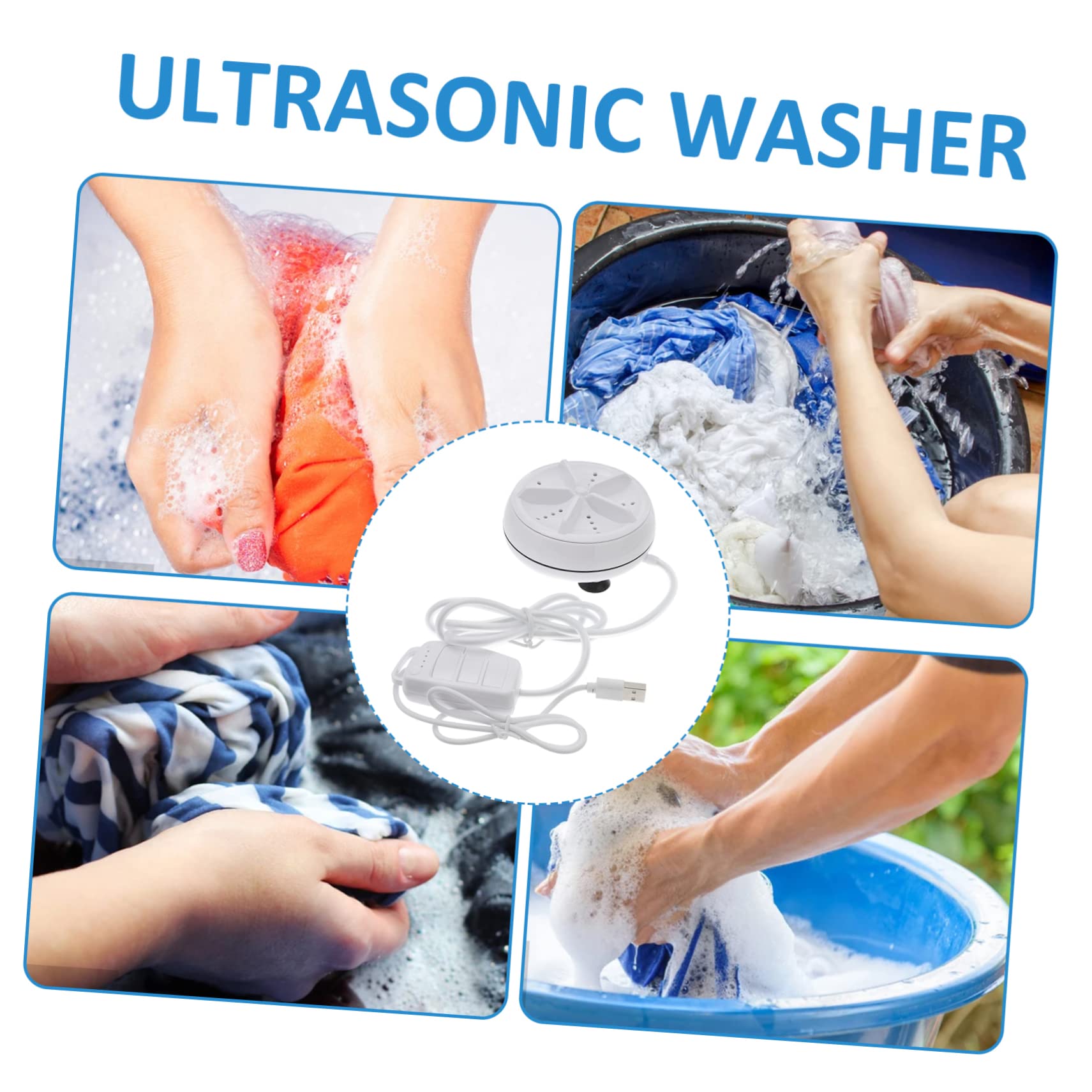 Portable Ini Washing Achine, Atripark Copact 17.6lbs Twin Tub Washer