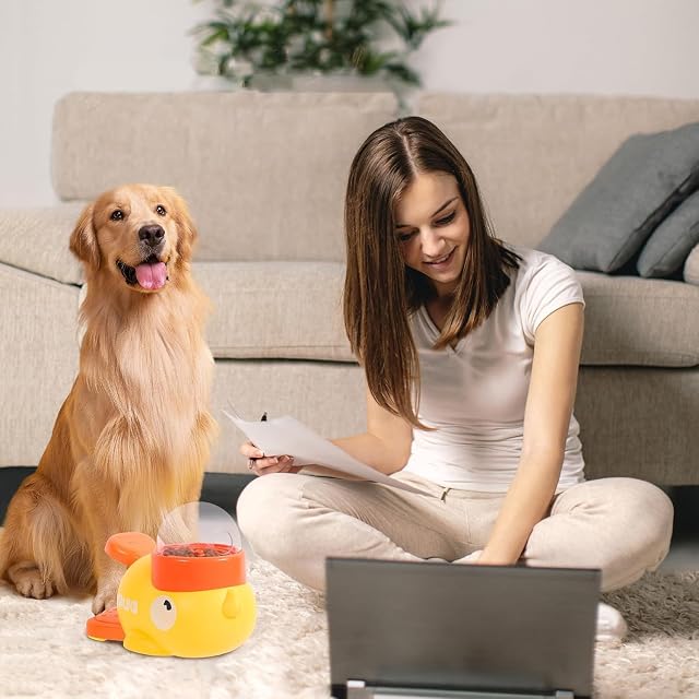 Foto 5 de 8 de Juguete de perro con forma de pato para dispensador de alimentos para mascotas, gatos, perros