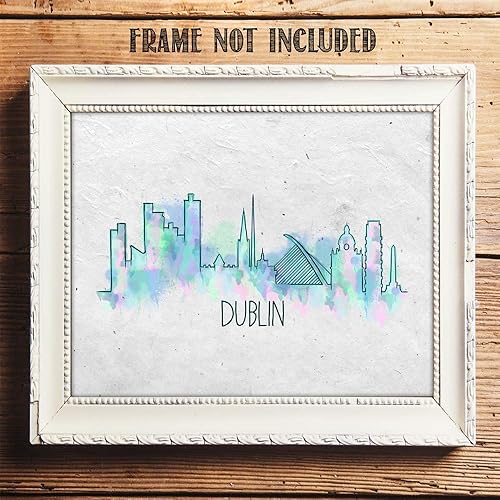 Vista 225 de París Skyline - Decoración de pared para sala de estar, arte de pared en blanco y negro, cuadros de pared de horizonte europeo para sala de estar