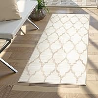 Vista 9 de Lahome Alfombra marroquí lavable para cocina - 2x6 alfombras para pasillos con respaldo de goma, alfombra suave antideslizante para lavandería