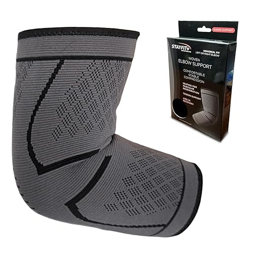 Miniatura 1 de 1 unidad Manga de compresión para codo, cómodo soporte de brazo para alivio del dolor para codo de tenis, tendinitis, artritis, entrenamiento,