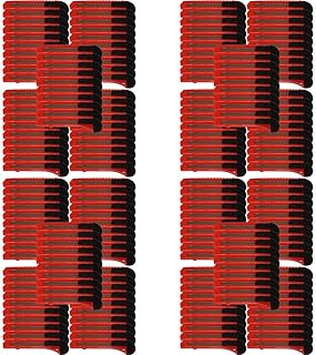 100 One Hundred Bulk Red Utility Knives Box Cutters Snap Off Blades