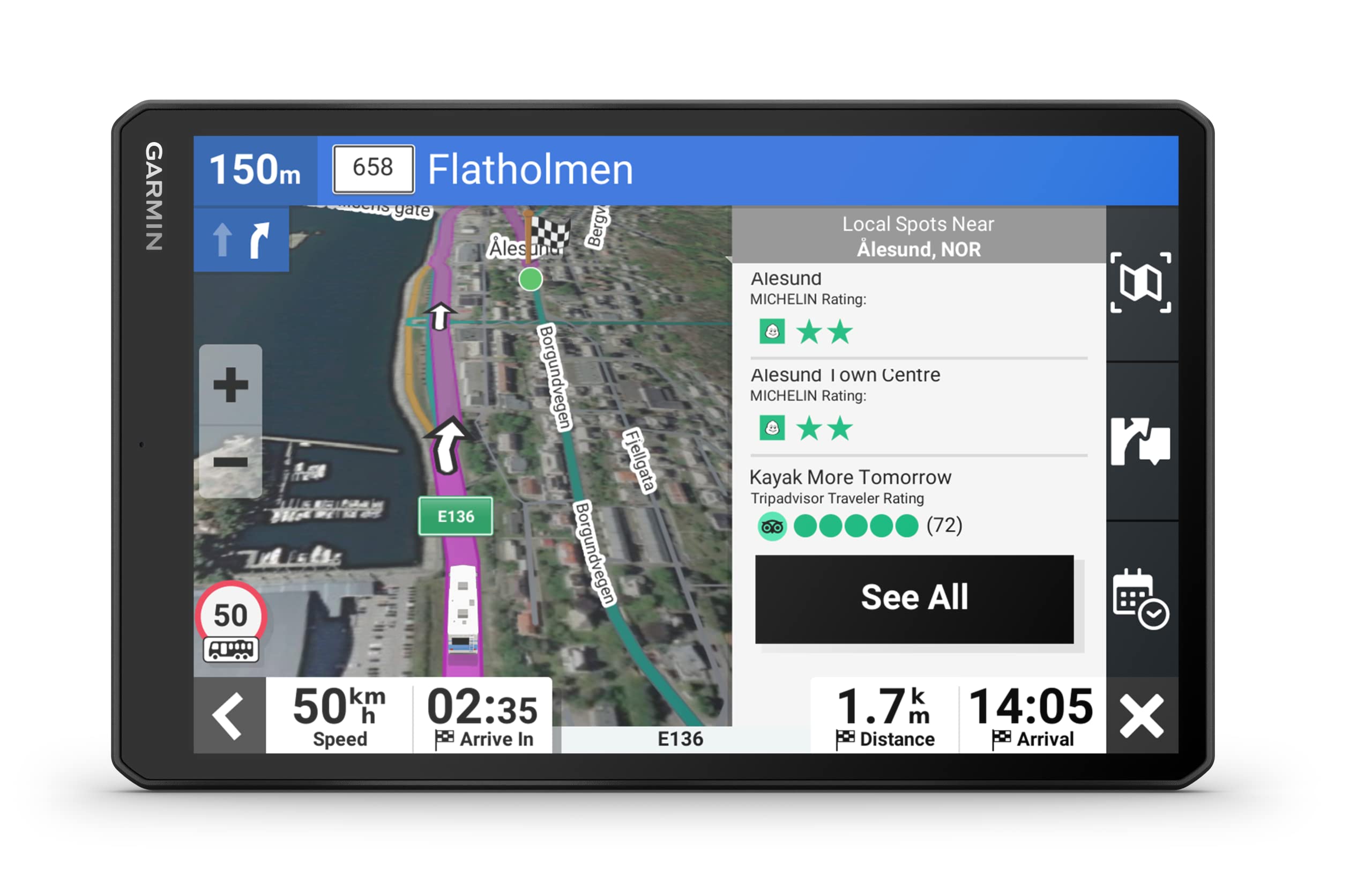 Garmin Camper 1095 - GPS pour Camping-Cars et caravanes