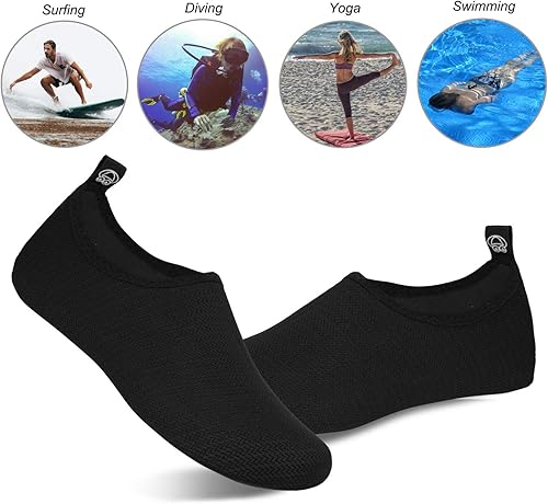 Miniatura 7 de WateLves - Zapatos de agua para hombres y mujeres, calcetines de secado rápido, usarlos es como estar descalzo, para playa, natación, surf, yoga y