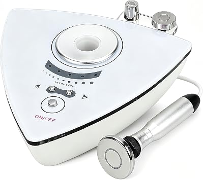 Portable Skin Tightening Face & Eyes Anti-Aging Wrinkle Removal Beauty Device with 3 Replace Massager Heads
