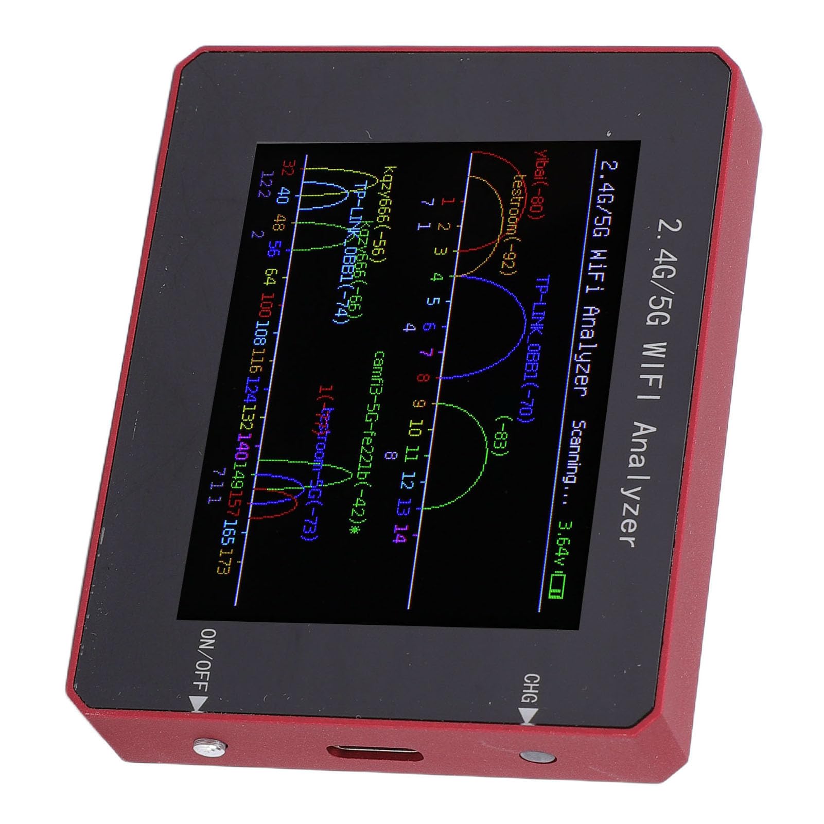FTVOGUE WLAN-Analysator mit 2,4-Zoll-Farbdisplay