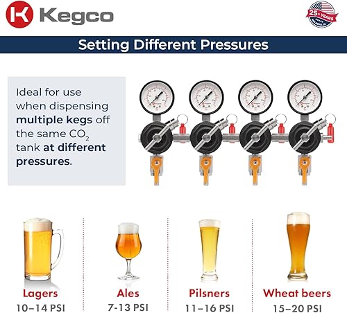 Miniatura 5 de Kegco Regulador secundario, calibre cuatro