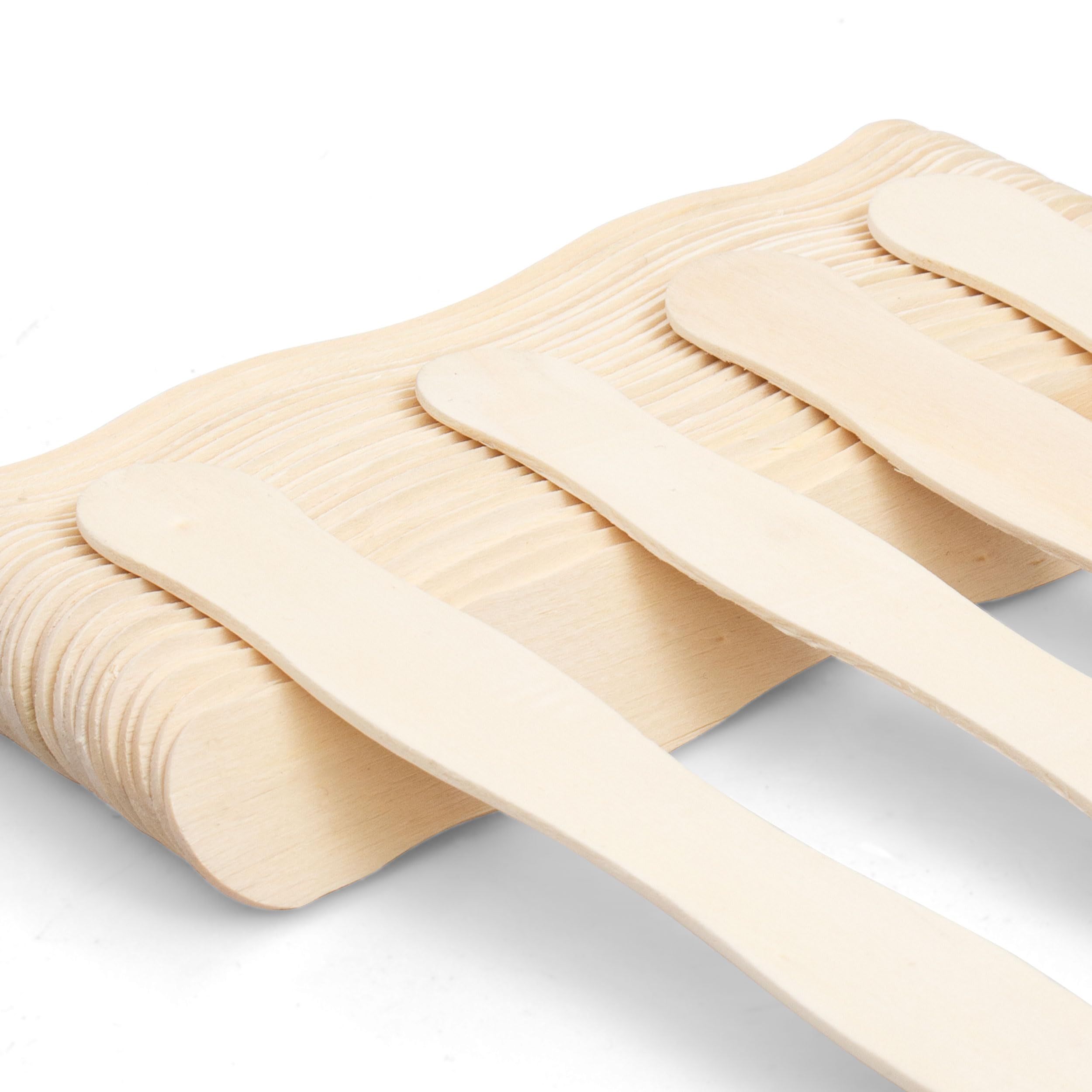 ANTETOK 200 bastoncini in legno per ghiaccioli di alta qualità, per matrimoni, progetti fai da te, miscelazione pittura