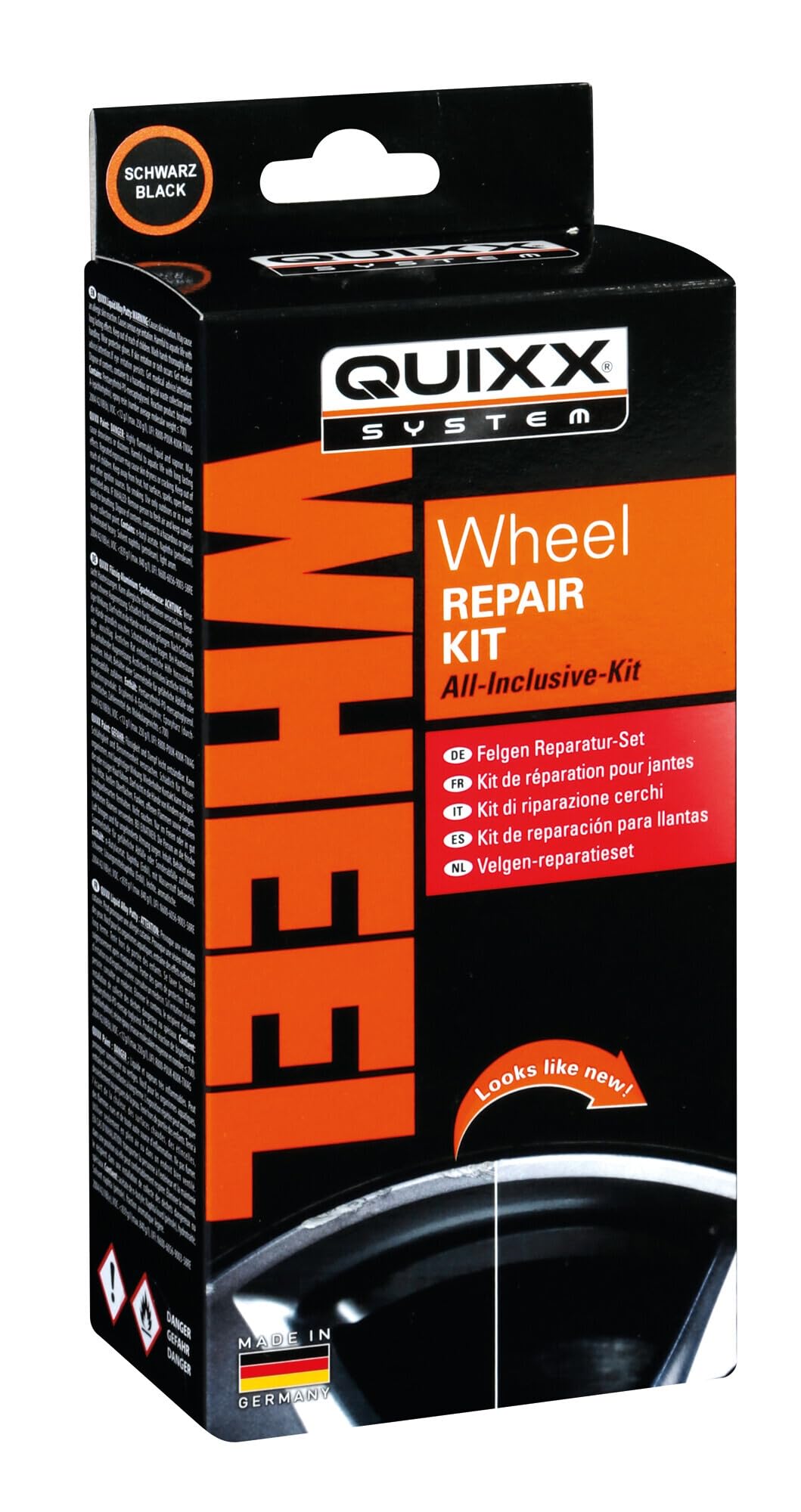 Lampa QUIXX-Kit Riparazione Cerchioni Nero