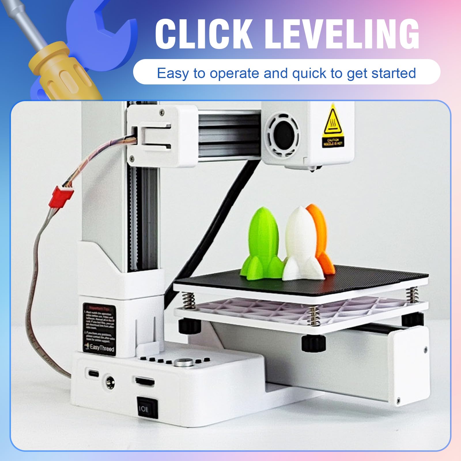 EasyThreed 3D Printer K10 Small Entry Level Just for Fun 3D