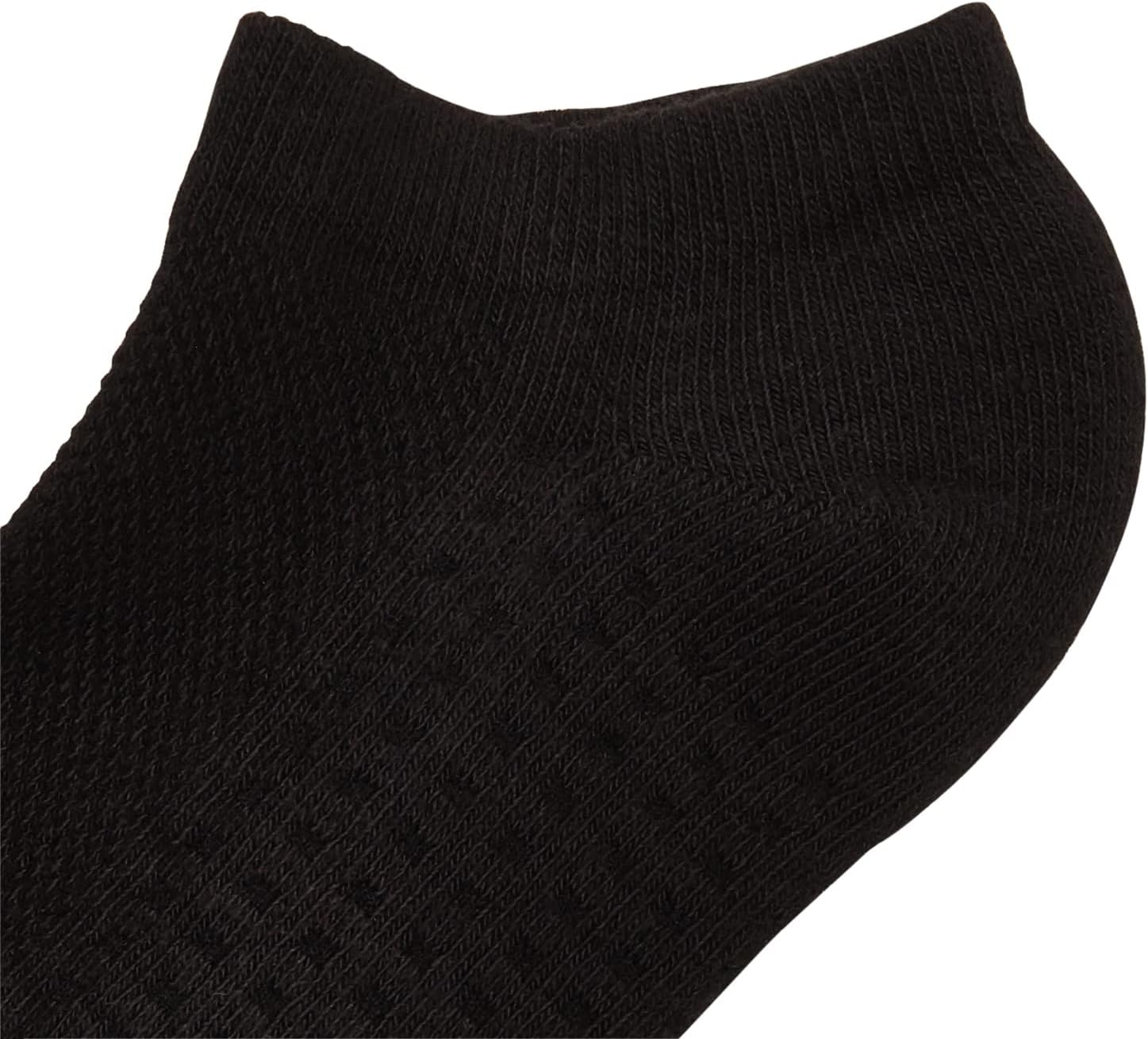 HUE womens Air Sport 3 Pair Pack No Show fashion liner socks, Black, One Size US image 3