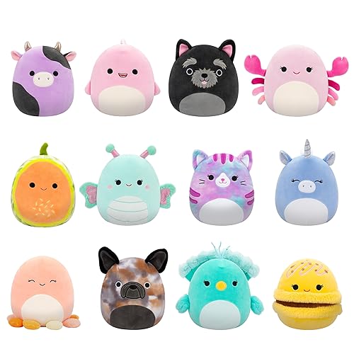 Squishmallows Original Mystery 3-Pack (8-Inch) – Official Jazwares Plush (Medium-Sized)