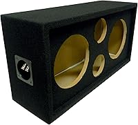 Vista 1 de Bass Rockers Caja de caja de altavoz de 2x2 de 10"/4" con terminal de resorte (acabado de alfombra)